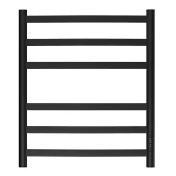 Полотенцесушитель электрический Point Антея PN17856B П6 500x600, диммер справа, черный