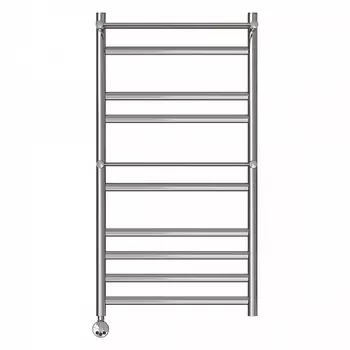 Полотенцесушитель электрический Point Артемида PN14150PE П8 500x1000 c 2 полками, левый/правый, хром