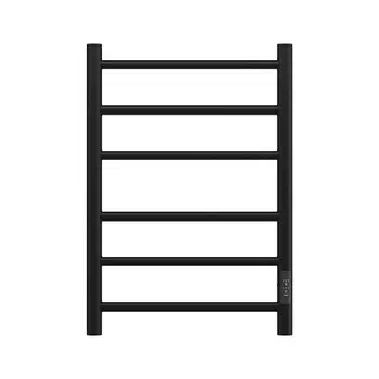 Полотенцесушитель электрический Point Аврора PN10846B П6 400x600 диммер справа, черный