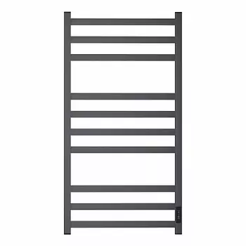 Полотенцесушитель электрический Point Меркурий PN83850GR П10 500x1000, диммер справа, графит премиум