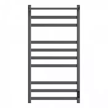 Полотенцесушитель электрический Point Меркурий PN83850PGR П9 500x1000 с полкой, диммер справа,графит