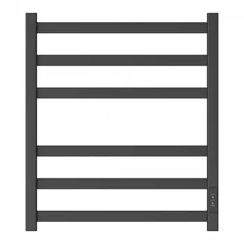 Полотенцесушитель электрический Point Меркурий PN83856B П6 500x600, диммер справа, черный