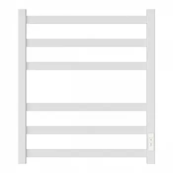 Полотенцесушитель электрический Point Меркурий PN83856W П6 500x600, диммер справа, белый