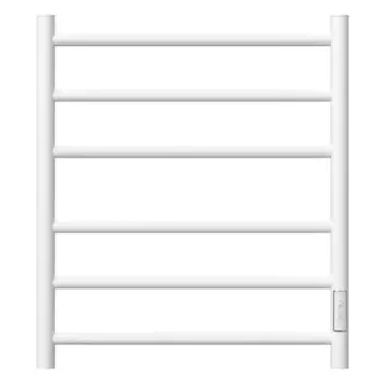 Полотенцесушитель электрический Point PN10846W П6 400x600 диммер справа, белый