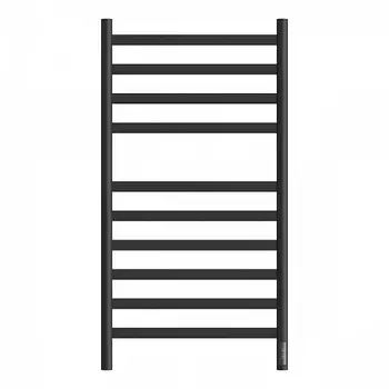 Полотенцесушитель электрический Point Селена PN16850B П10 500x1000, диммер справа, черный