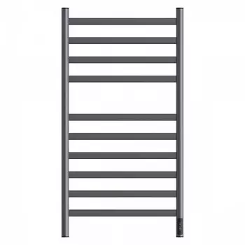 Полотенцесушитель электрический Point Селена PN16850GR П10 500x1000, диммер справа, графит премиум