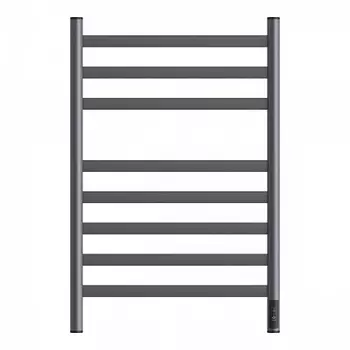 Полотенцесушитель электрический Point Селена PN16858GR П8 500x800, диммер справа, графит премиум