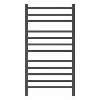 Полотенцесушитель электрический Point Вега PN71850B П12 500x1000, диммер справа, черный