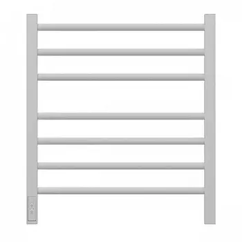 Полотенцесушитель электрический Point Веста PN70756W П7 500x600, диммер слева, белый