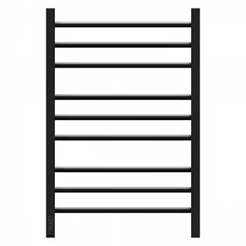 Полотенцесушитель электрический Point Веста PN70758B П9 500x800, диммер слева, черный
