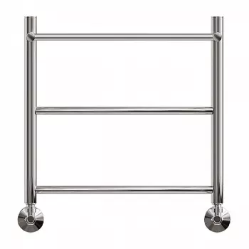 Полотенцесушитель водяной Point Афина PN04155P П2 500x500 с полкой, хром