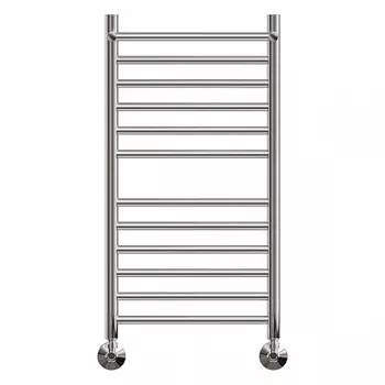 Полотенцесушитель водяной Point Аврора премиум PN10158SP П11 500x800 с полкой, хром