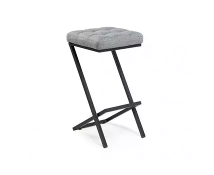 Полубарный стул Амаури графит / черный матовый (Серый)