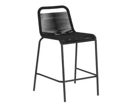 Полубарный стул Glenville 62 см черный
