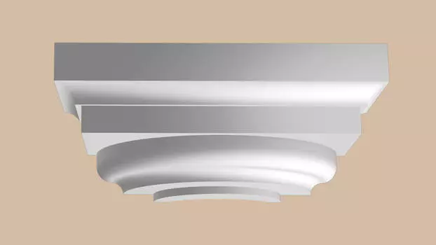 Полукапитель DECOMASTER 90024-5H (420*170*210мм)