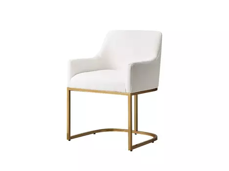 Полукресло EMERY CURVED-BACK TRACK BURNISHED 1