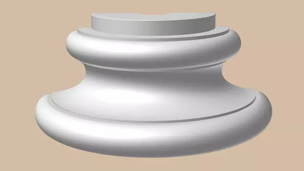 Полуоснование DECOMASTER DC-8302-8H (O 390 195*165мм)