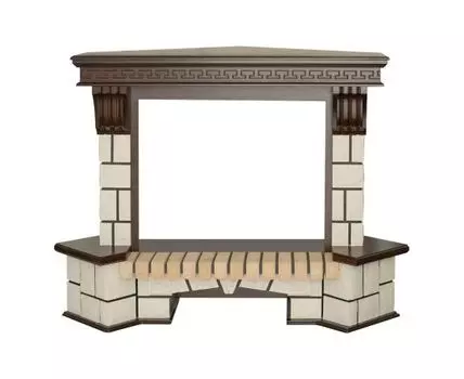 Портал для электрокамина Stone New Corner (угловой) 26 AO