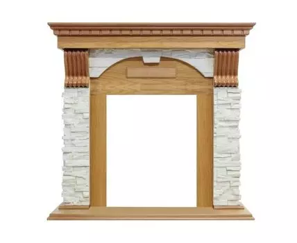 Портал Dublin - Дуб / Сланец белый