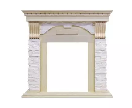 Портал Dublin - Слоновая кость с патиной / Сланец крем