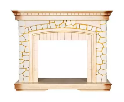 Портал Glasgow - Слоновая кость, патина / Шампань (Высота 1070мм)