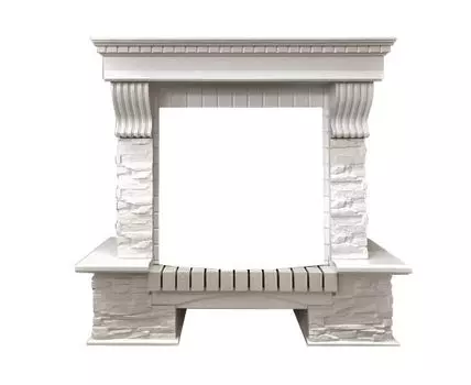 Портал Pierre Luxe Белый / Сланец белый