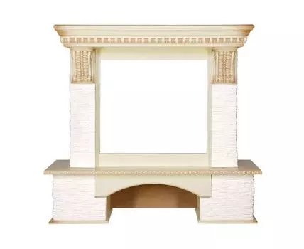 Портал Pierre Luxe - Сланец белый / Слоновая кость с патиной