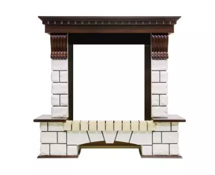 Портал Pierre Luxe - Темный дуб / Белый