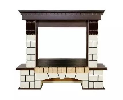 Портал Pierre Luxe - Темный дуб / Белый (Высота 1075мм)