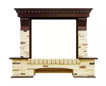 Портал Pierre Luxe угловой - Темный дуб / Сланец (Высота 1000мм)