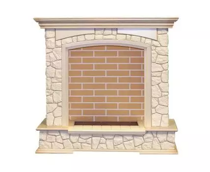 Портал Preston - Слоновая кость с патиной / Кирпич