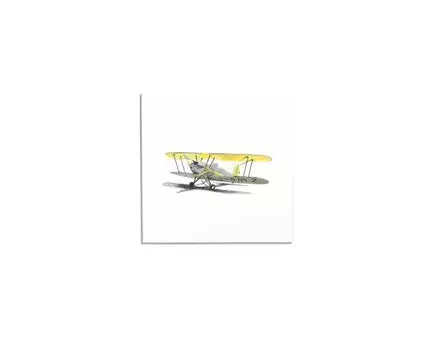 Постер AIRCRAFT G-BNYZ (Желтый, 30)