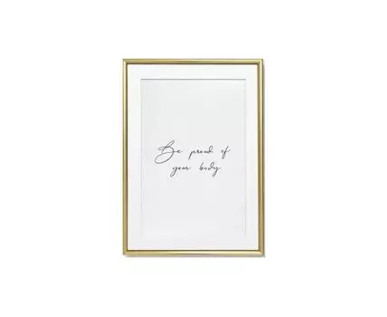 Постер BE PROUD OF YOUR BODY