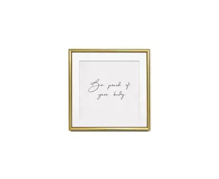 Постер BE PROUD OF YOUR BODY