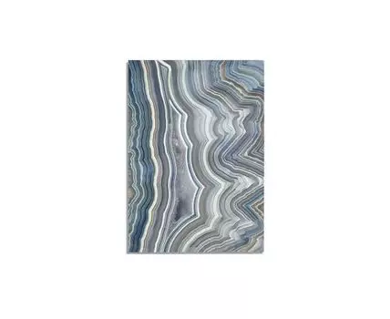 Постер BLUE AGATE - 30x40 см (Голубой, 40)