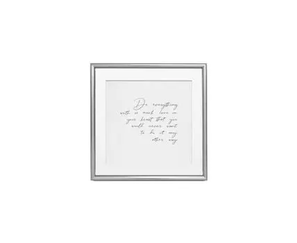 Постер DO EVERYTHING WITH LOVE (черный, белый, серебристый, 50)