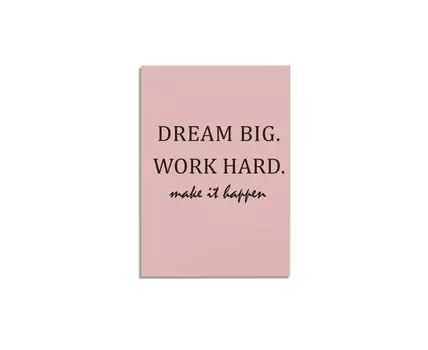 Постер DREAM BIG - 70x100 см