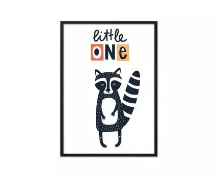 Постер Енот Little one