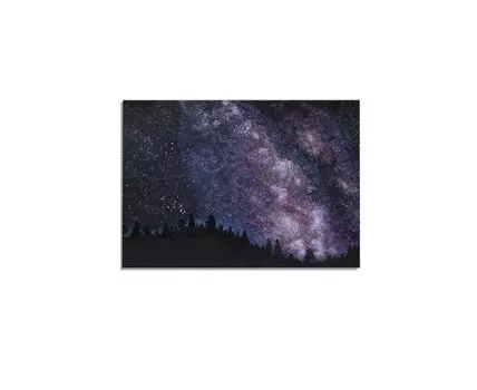 Постер ФИОЛЕТОВЫЕ ЗВЕЗДЫ - 21x30 см (Фиолетовый, 30)