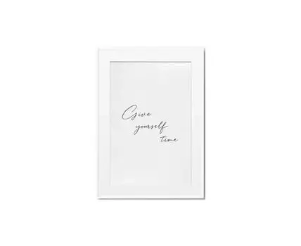 Постер GIVE YOURSELF TIME