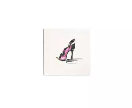 Постер JIMMY CHOO PINK SHOE