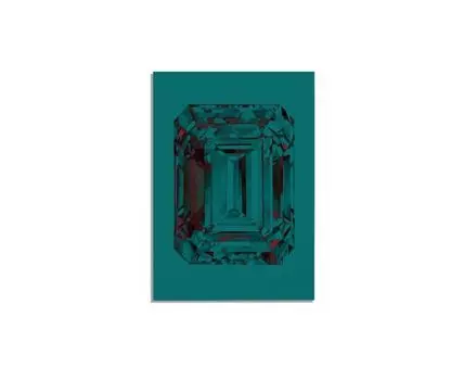 Постер MARINE DIAMOND DIGITAL ART - 21x30 см