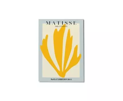 Постер MATISSE CUT-OUTS BLUE - 21x30 см