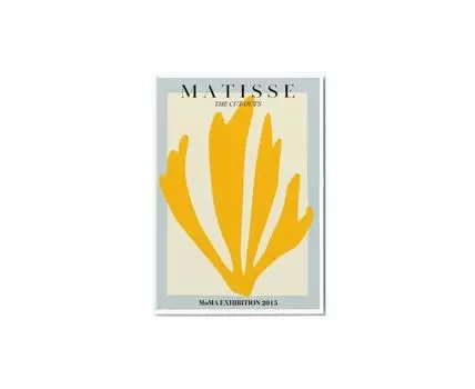Постер MATISSE CUT-OUTS BLUE