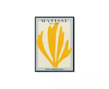 Постер MATISSE CUT-OUTS BLUE