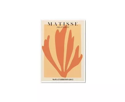 Постер MATISSE CUT-OUTS ORANGE