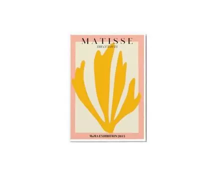 Постер MATISSE CUT-OUTS PINK