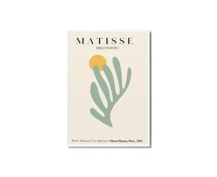 Постер MATISSE MUSEE MODERNE GREEN