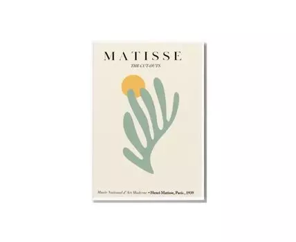 Постер MATISSE MUSEE MODERNE GREEN