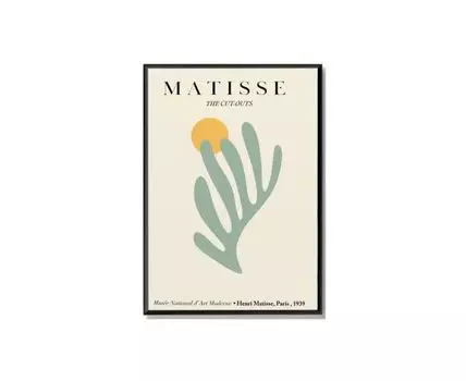 Постер MATISSE MUSEE MODERNE GREEN